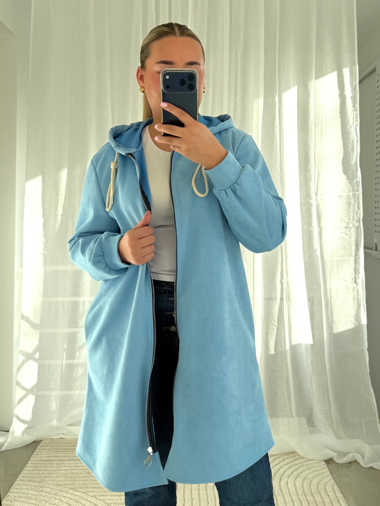 Wildleder Jäckchen in Blau