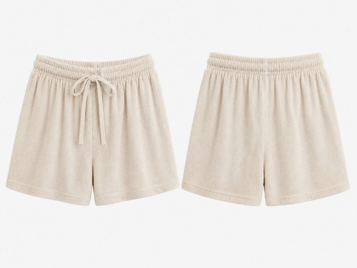 Mila Shorts Frottee Beige
