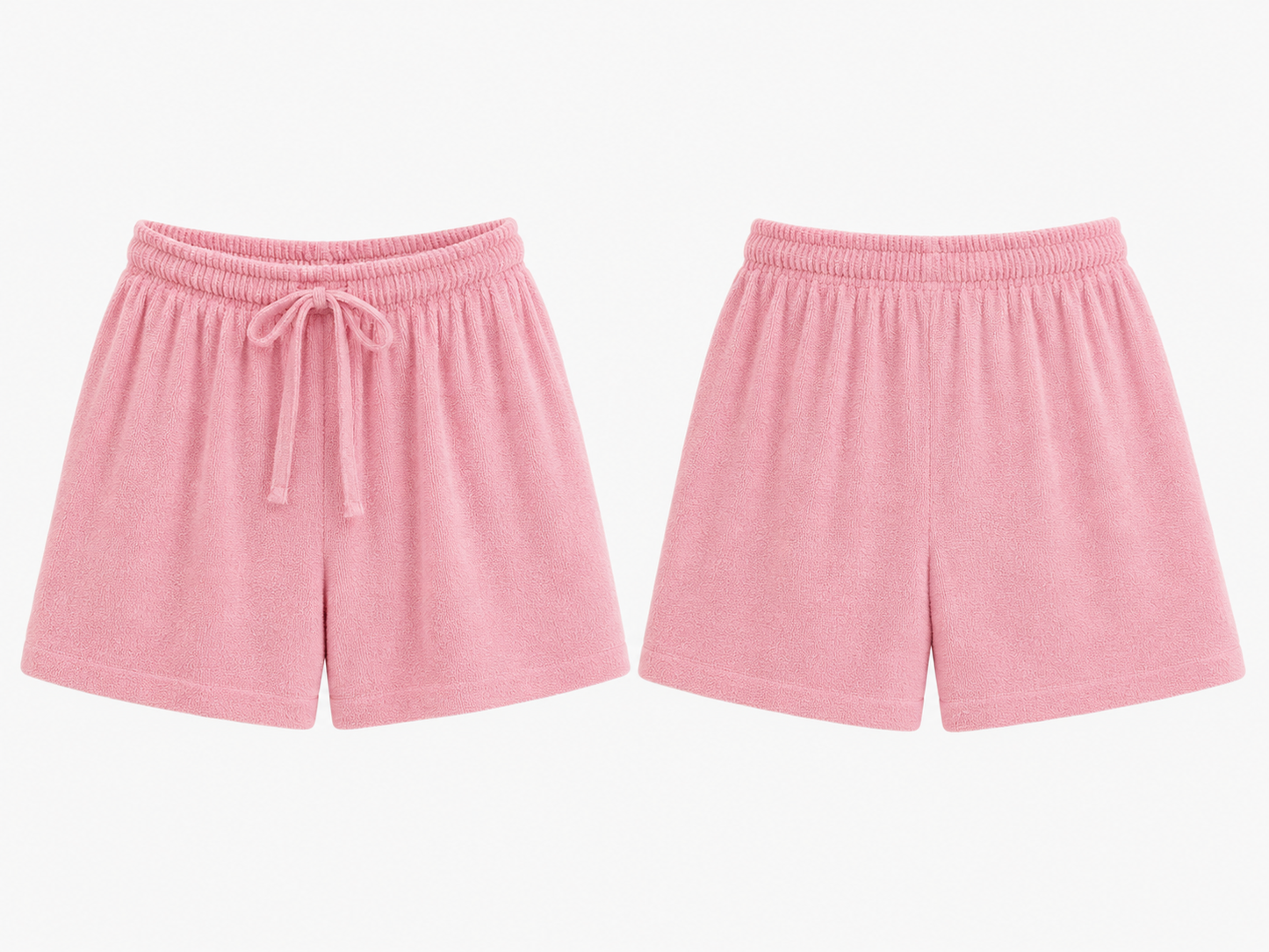 Mila Shorts Frottee rosa