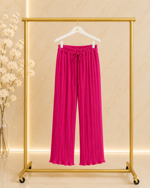 Pinke Plissee Hose