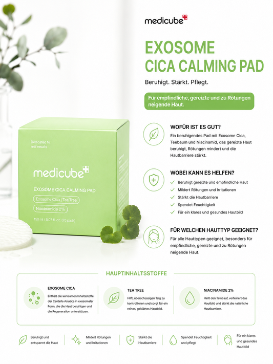 Medicube EXOSOME CICA CALMING PAD