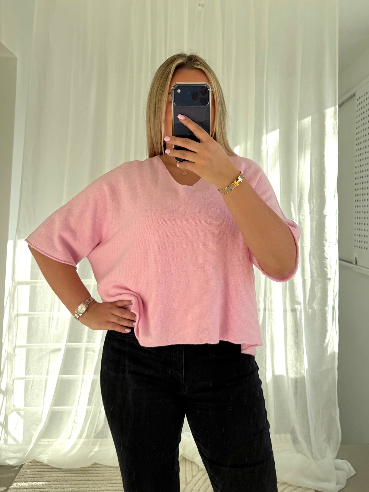 Mimi Pullover in Rosa