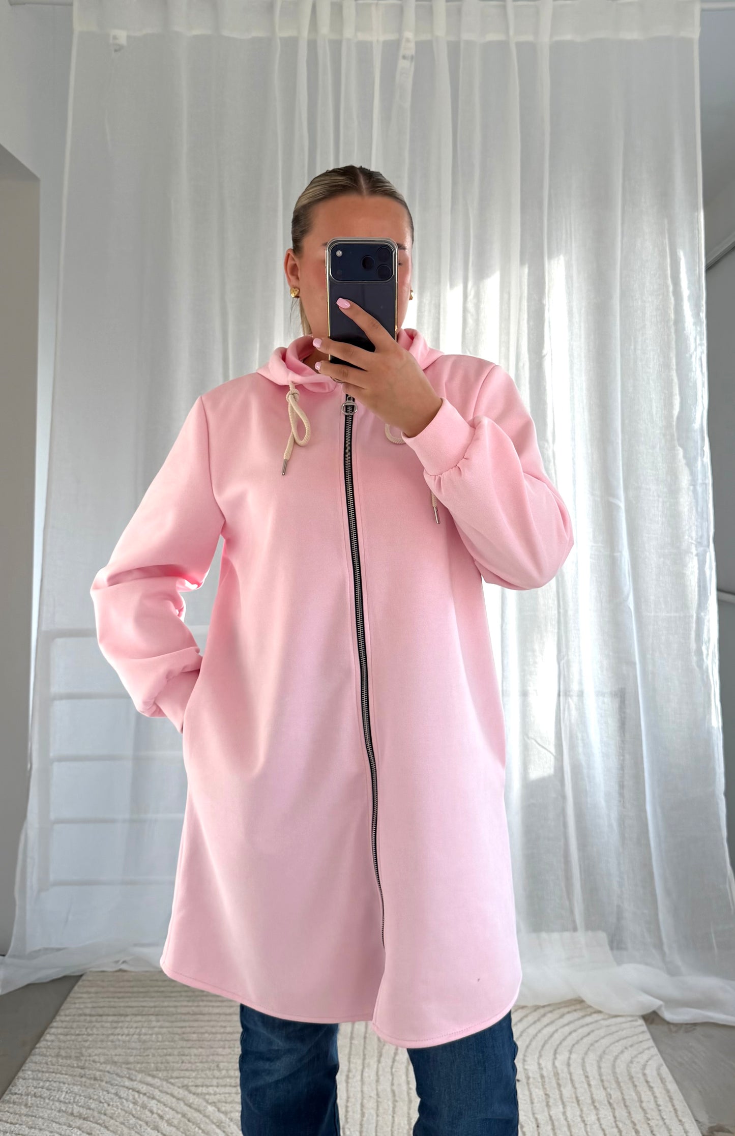 Wildleder Jäckchen in Rosa