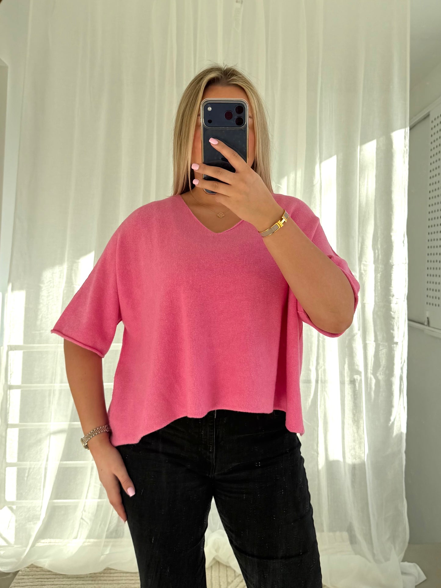 Mimi Pullover in Pink