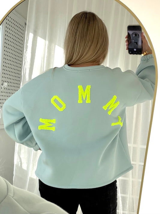Mommy Pullover in Hellblau