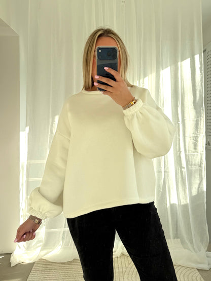 Mommy Pullover in Weiß