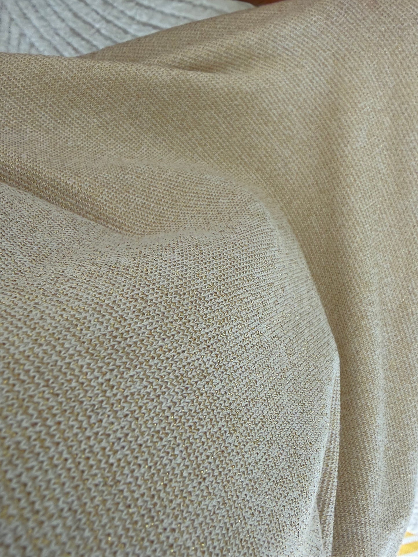 Glitzi Hose in Creme / Gold