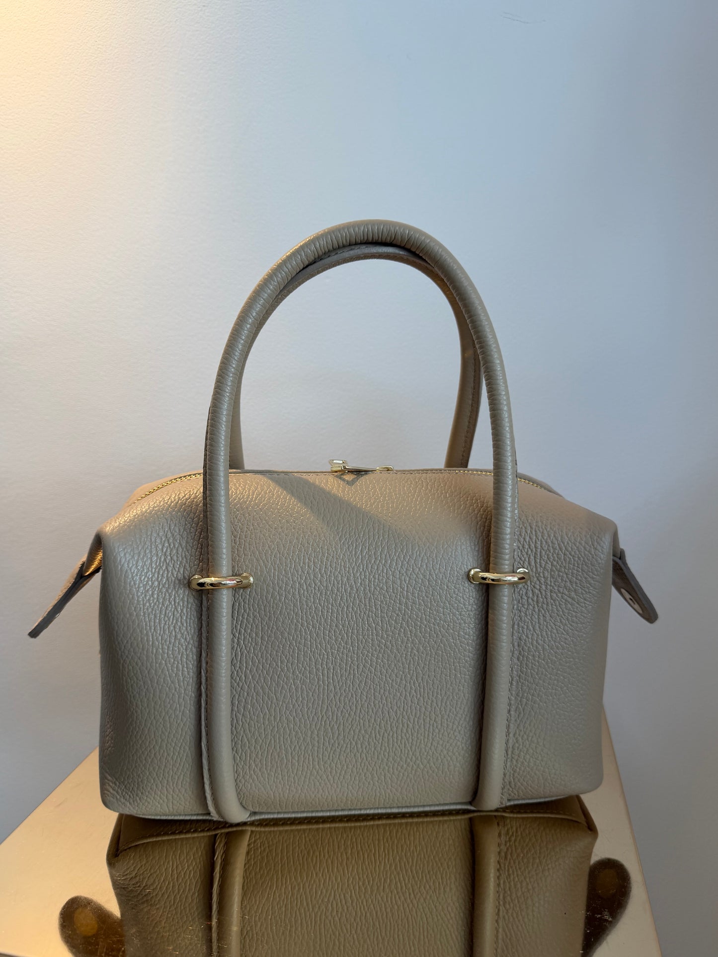 Echtleder Tasche Molly in Beige