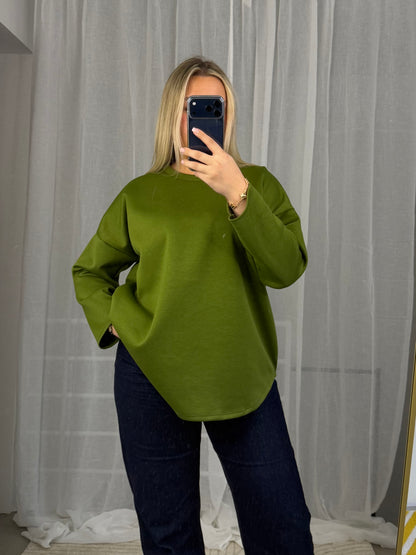 Basic Butterstoff in Grün