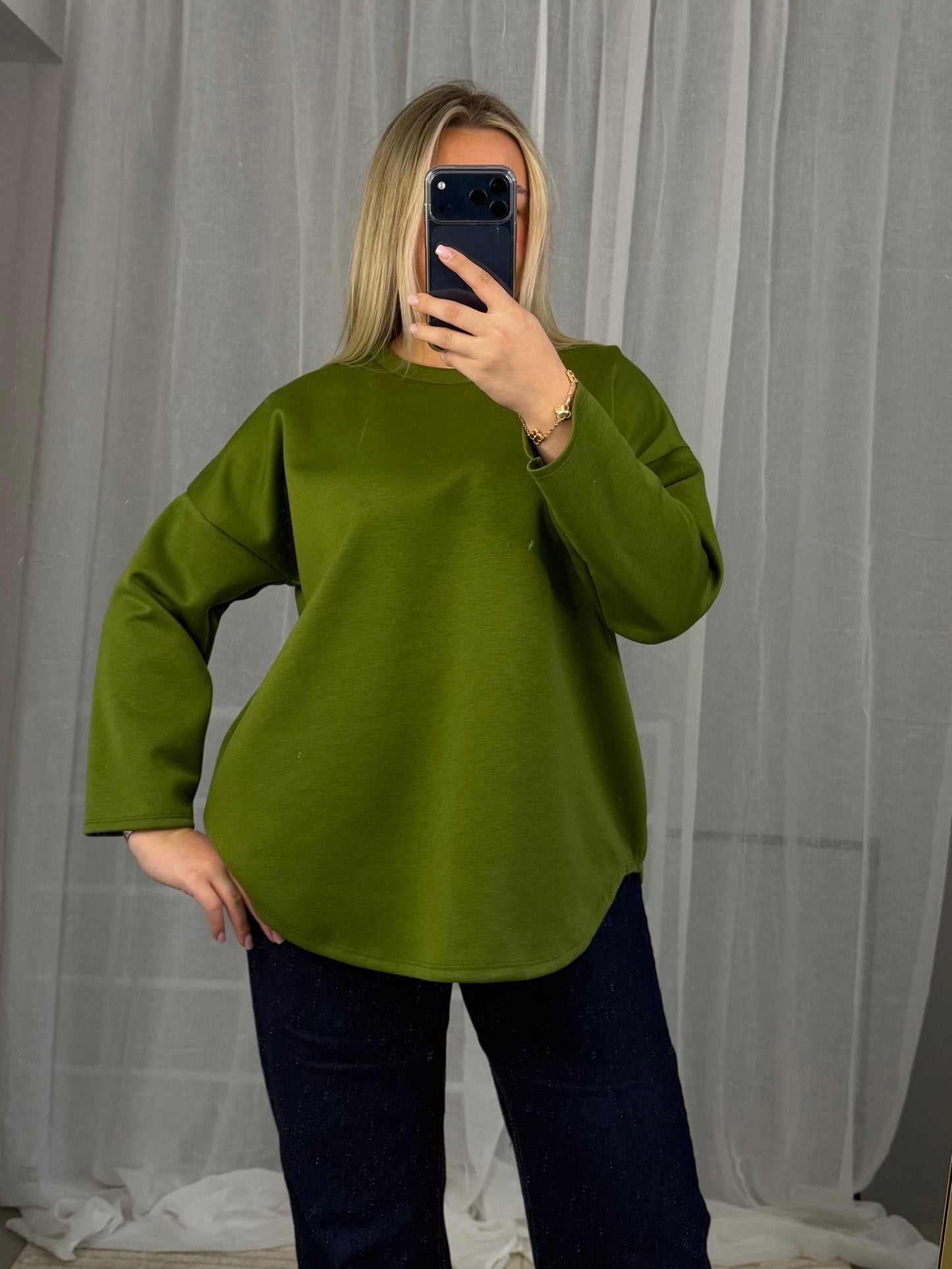 Basic Butterstoff in Grün