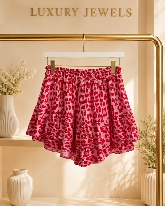 Leo Hosenrock Rosa Rot