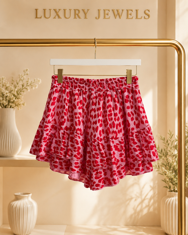 Leo Hosenrock Rosa Rot