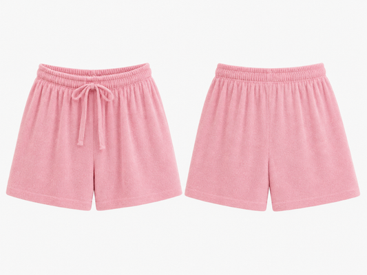 Mila Shorts Frottee rosa