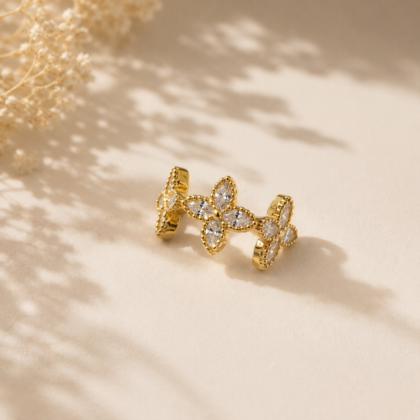 Ear Cuff Flora Gold