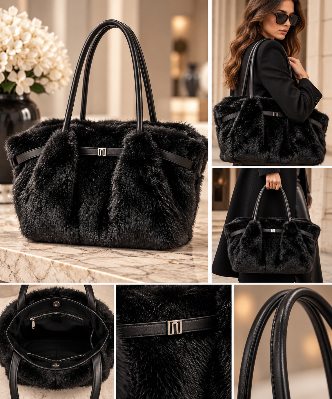 Plüsch Handtasche Luna